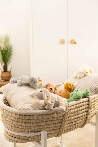 Steiff Kuscheltier Floppy Linda Lamm, Süßes Stofftier, Jungen, Mädchen & Babys ab 0 Monaten, Friends, Plüschtier 20 cm, Weiß, 242601