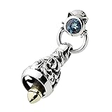 [フィグマート]キャット スイング ベル ぶら下がり ピアス ロンドンブルートパーズ【シルバー925 シルバーアクセサリー】fe0171