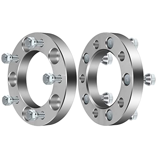 ECCPP 5x5.5 to 5x5.5 Wheel Spacers 1 inch 5x139.7mm fit for 1997-2001 for Dodge Ram 1500 Van| 1992-2002 for Ford E-150 Econoline| 2003-2005 for Ford E-150 Club Wagon-2PCS