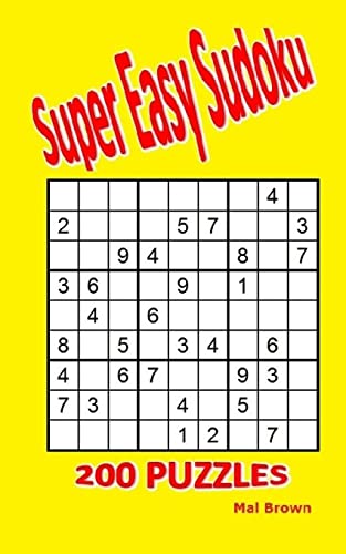 Super Easy Sudoku: 200 Puzzles