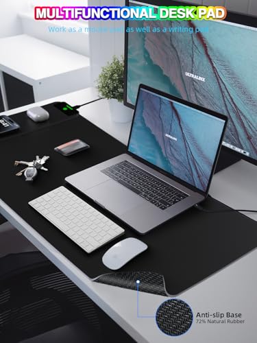 Image of Mouse Pad with 15W Magnetic Wireless Charging 31.5x15.75 Inch, RGB Mousepad for Desk Mat, XXL Desk Pad with 11 Colors & 5 Modes, Home Office Large Keyboard Pad Waterproof Non-Slip for Gaming PC Setup