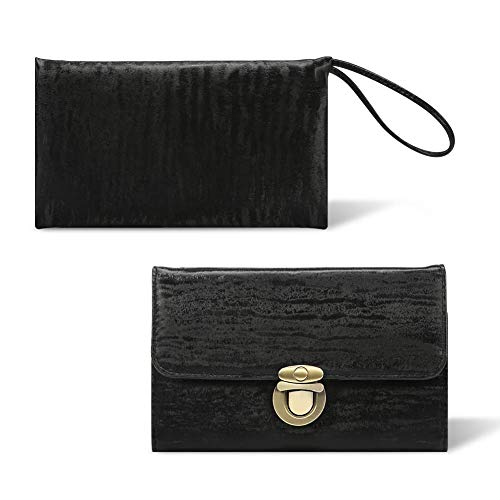 DUcare Portable Makeup Brush Organizer Makeup Brush Bag for Travel Can Hold 10+ Brushes Cosmetic Bag Makeup Brush Case Pouch for Woman