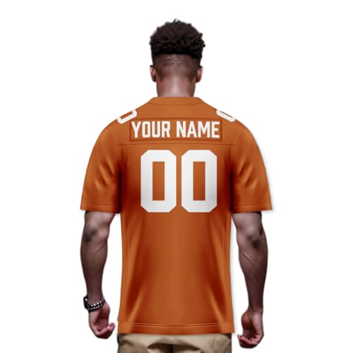 Image of Custom Replica Football Jersey with Name Number Logo