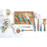 The Pioneer Woman 20 Piece Gadget Set Vintage Design (Blue Wildflower Whimsy)