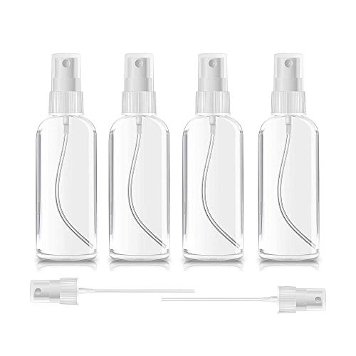 Preisvergleich Produktbild Super haltbare Feinnebel-Sprühflasche transparente nachfüllbare Mini-Spritze für Küche, Schönheitspflege und Friseursalon, 5 Packungen