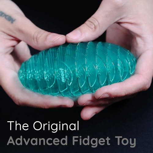 Image of Morf Fidget Worm Toy - Quiet Desk Fidget for Adults & Kids - Blue, Small