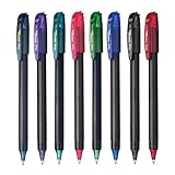 Pentel Energel Roller Gel Pen 0.7mm Metal Tip, 8 Assorted Colors, (Pack of 1)