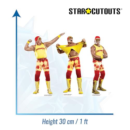 Star Cutouts SC4580 WWE Hulk Hogan Legend Shelf Top Cardboard Cutout 30cm - Wrestling Display Decoration & Fan Gift - Image 3