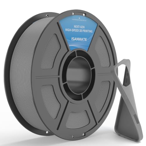 iSANMATE TPU Filament 1.75 mm Grey, 3D Printer Filament TPU 85A 1 kg
