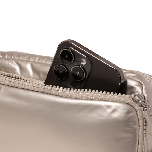 Image of Baggallini Modern Belt Bag 5x8 Travel Fanny Pack Sling Bag Waistpack w /RFID Card Holder Water-resistant Crossbody Bag