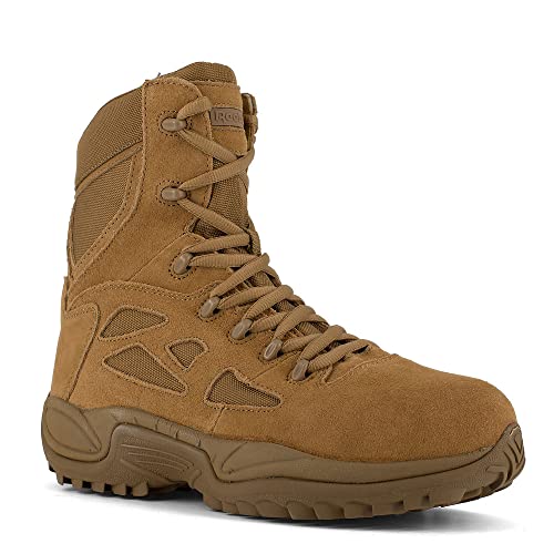 Reebok Duty Men's Rapid Response Tactical Comp Toe 8" Boot Coyote - 10.5 Wide #TOP3