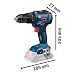 Bosch Professional 18V System Akku Bohrschrauber GSR 18V-55 (max. Drehmoment 55 Nm, 1.800 min⁻¹, inkl. 2x 4.0Ah Akku, Ladegerät GAL 18V-20, 82-teiliges Zubehör-Set, L-Case Pick & Click)
