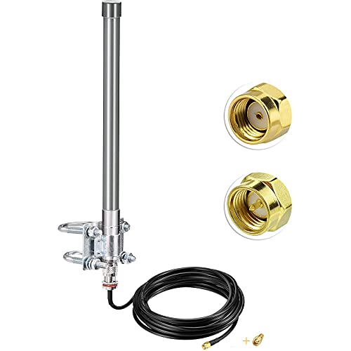 Bingfu Lora Antenna 915mhz 3dBi with 20ft RG58 Cable for RAK Nebra Bobcat HNT Helium Hotspot Miner SyncroBit LoraWan Gateway Lora Module Repeater RP-SMA SMA Antennae Outdoor Lorawan Antennas