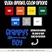 Grampy's Boy Black or White Infant or Toddler T-Shirt, Grandson Present, Kid Shirt, Valentine's (Grampy Boy Shirt)