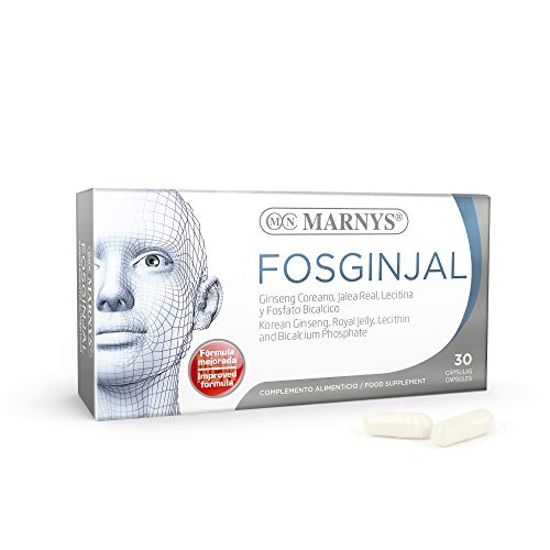 Marnys Fosginjal Ginseng Y Jalea Real Para Agilidad Mental Y Física 30 Cápsulas