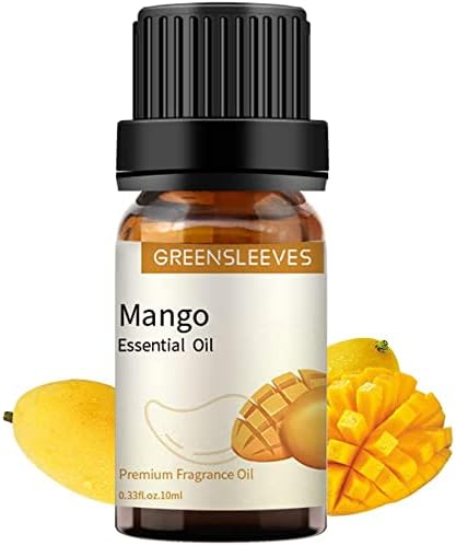 GREENSLEEVES Chamomile Essential Oil 10ml, 100% Pure Organic Chamomile Scent Aromatherapy Diffuser Oils 10ml