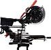Produktbild Yato XXL Zug Kapp Gehrungssäge mit Laser mit horizontaler & vertikaler Schnittwinkelverstellung (1800W, 5.000 min-1, Sägeblatt Ø 305 x 30 mm, max. Schnittstärke 105mm), 230 V, Schwarz