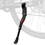 Taefuwr Universal Bike Stand for Bike with Kickstand for Adult Bike and Kids Bike - Durable Bike Accessories for Easy Bike Repair Bike Kickstand Adjustable Rear Side Aluminum Alloy Bicycle Stand Fit