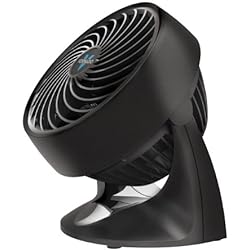 Vornado 133 Small Room Air Circulator Fan, 2 Speeds, Adjustable Head, Table Fan for Desk, Nightstand, Black