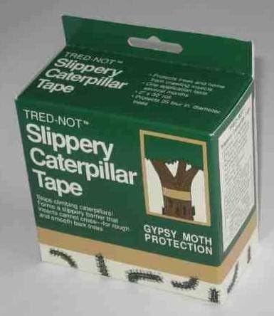 Case / 12 Rolls Slippery Caterpillar Barrier Tape Gypsy Motyh/Sponge Moth Tree Band Wrap Protection