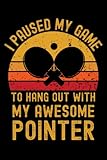 Table Tennis and Pointer: 6'x9', Notes, Notebook, Journal, Diary, 120 Pages lined, Paperback Cover