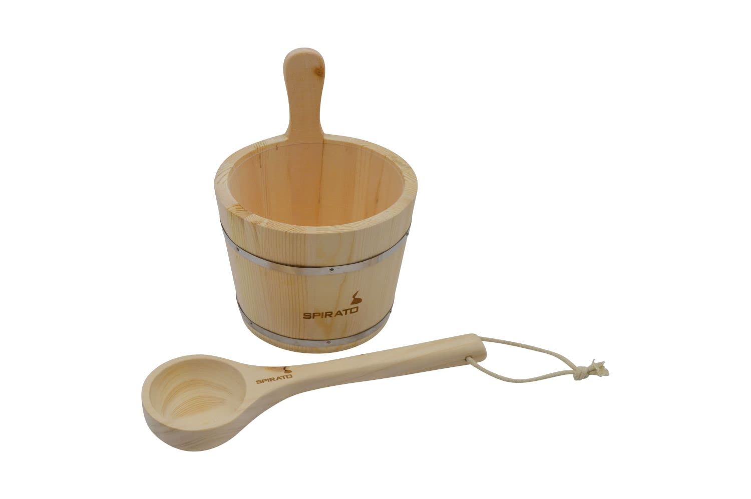 Set d'accessoires pour sauna avec insert, louche, etc.