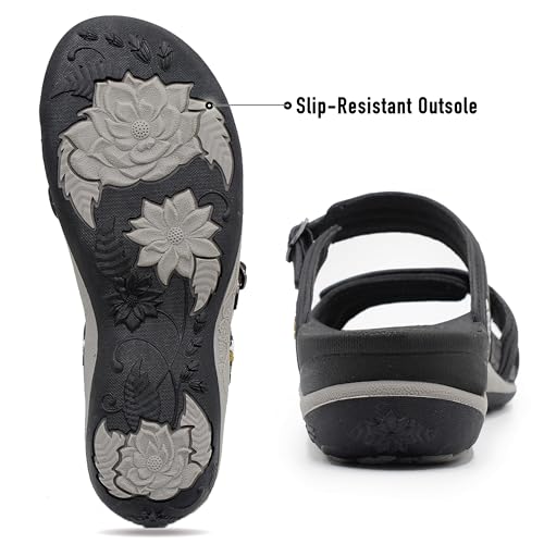 Image of Gold Pigeon Shoes SIGNATURE Comfort Walking Slides Sandals for Women | Arch Support, Waterproof, Non-Slip