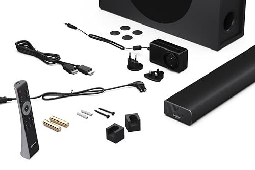 Barre de son Sharp HT SBW320 2.1 canaux avec subwoofer 5 25 et connectivité filaire & sans fil Neuf - vue 9