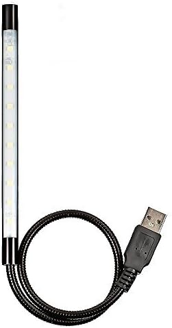 Portable USB Flexible Stick Dimmable Touch Switch LED White Light Lamp for Laptop Computer PC