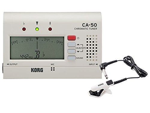 Korg (korugu) kuromatikku Tuner Ca - 50 + Kontaktmikrofon cm - 300 - WHBK Set