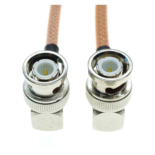 RG400 �P�[�u�� BNC �I�X���p - BNC �I�X���p���b�g�����s�O�e�[�� �W�����p�[ 50ohm �_�u�� �V�[���h(30cm)