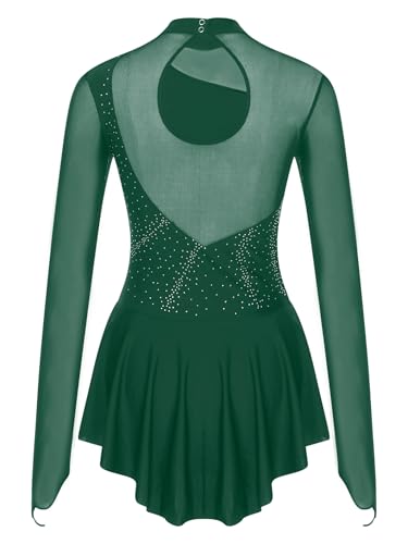 Justaucorps de ballet pour femmes Yhong sans irritation avec strass