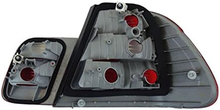 DEPO Crystal Euro Clear/Red Rear Tail Light FIT 2002-2005 BMW E46 3 Series 4D Sedan