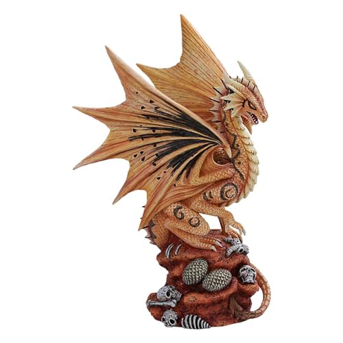 Dragon du Désert Anne Stokes Pacific Giftware statuette crâne gothique