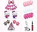 24 Pc Hello Kitty Happy Birthday Banner – Fun Set Party Supplies Decoration – Colorful party deco for Girls and Toddlers