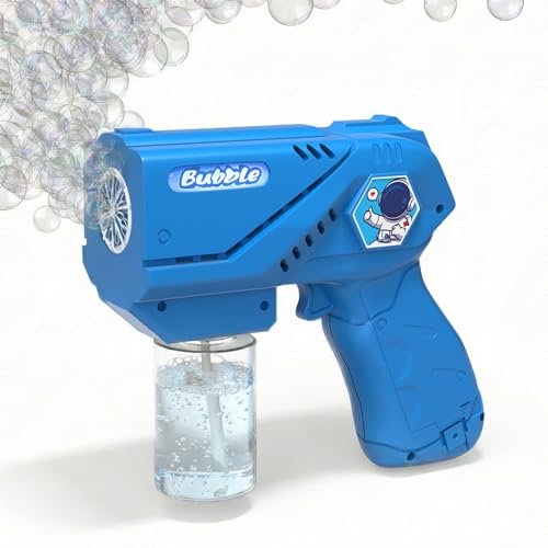 Lifelong Cuppy Bubble Blaster Gun Blue Toy for Kids | Compact Electric Bubble Machine with 1 Bubble Solution | One-Touch Operation, Durable Build | Outdoor Indoor Party Gift for Toddlers & Boys Girls