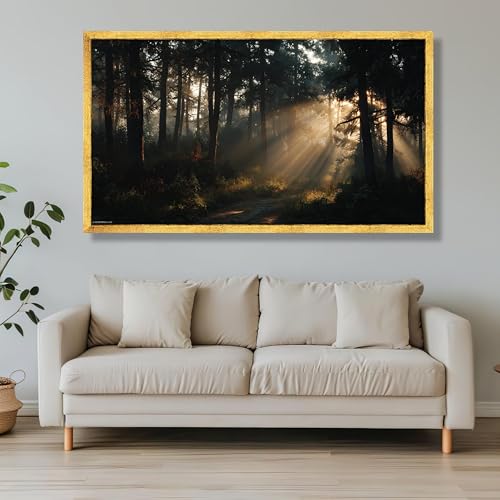 Décoration forestière atmosphérique grand format 70x140