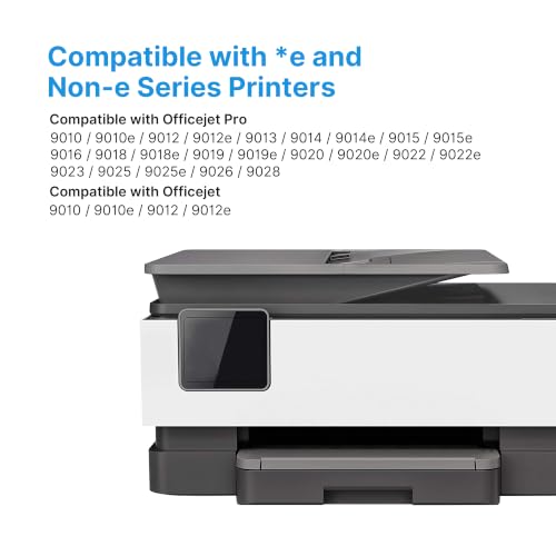 Image of 962XL Ink Cartridges Combo Pack Replacement for HP 962 Ink, 4-Pack | High Yield, for HP Officejet Pro 9015e,9010,9015,9018,9025e,9025,9012 Printers, Black,Cyan,Magenta,Yellow, for hp 962xl