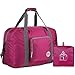 Produktbild Faltbare Reisetasche 20-50L Superleichte Reisetasche für Gepäck Sport Fitness Wasserdichtes Nylon von WANDF (Rosa, 40L)
