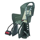 FISCHER Fahrrad Kindersitz | bis 22kg Körpergewicht | Rahmenschnellbefestigung | 3-Punkt-Sicherheitsgurt | ergonomische Sitzschale
