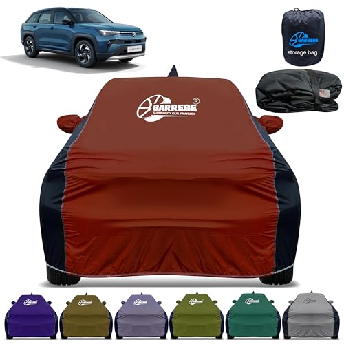 Image of Car Cover for Maruti Victoris All-Weather & Scratch Protection with Mirror & Antenna Pockets | Washable Fabric | Custom Fit | Premium Multicolor | We Send Any One Color from Showing Image