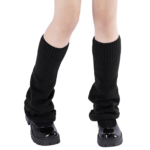 Image of Komorebi Leg Warmers Y2K Kawaii Leg Warmers for Girl Women Cute Knitted Socks Y2K Harajuku Goth Accessories