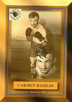 Carmen Basilio card (Boxing) 1996 Ringside Hall of Fame #1