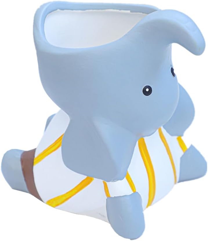 Ceramic Succulent Pot, Handmade Animals Lion Dog Succulent Planter/Plant Pot/Flower Pot/Bonsai Pot for Herb, Succulent,Cactus Container for Home Decor (Shark&Whale)