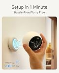 Noorio Security Cameras Outdoor Magnetic, 1080P Battery Camera Surveillance Exterieur for Home, Color Night Vision, 2-Way Audio, IP66, 32GB Local Storage, 2.4G WiFi, B200-SE