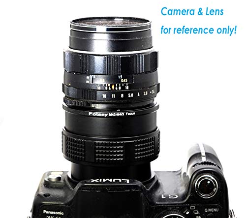 Adaptador de enfoque helicoidal Fotasy para lentes M42 a montura Micro Cuatro Tercios (M43), tubo macro con desplazamiento de 32 mm miniatura 5
