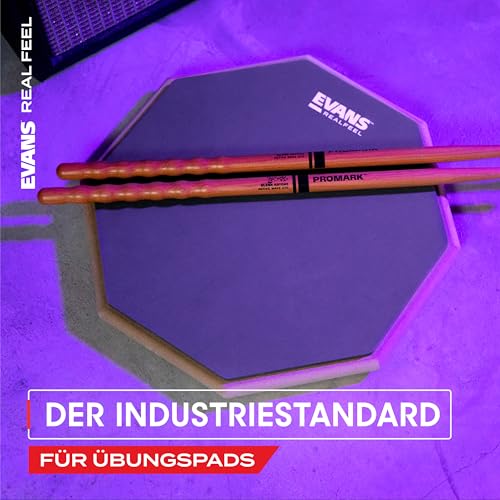 Evans Practice Pad Real Feel RF-12D, 12\, double-sided