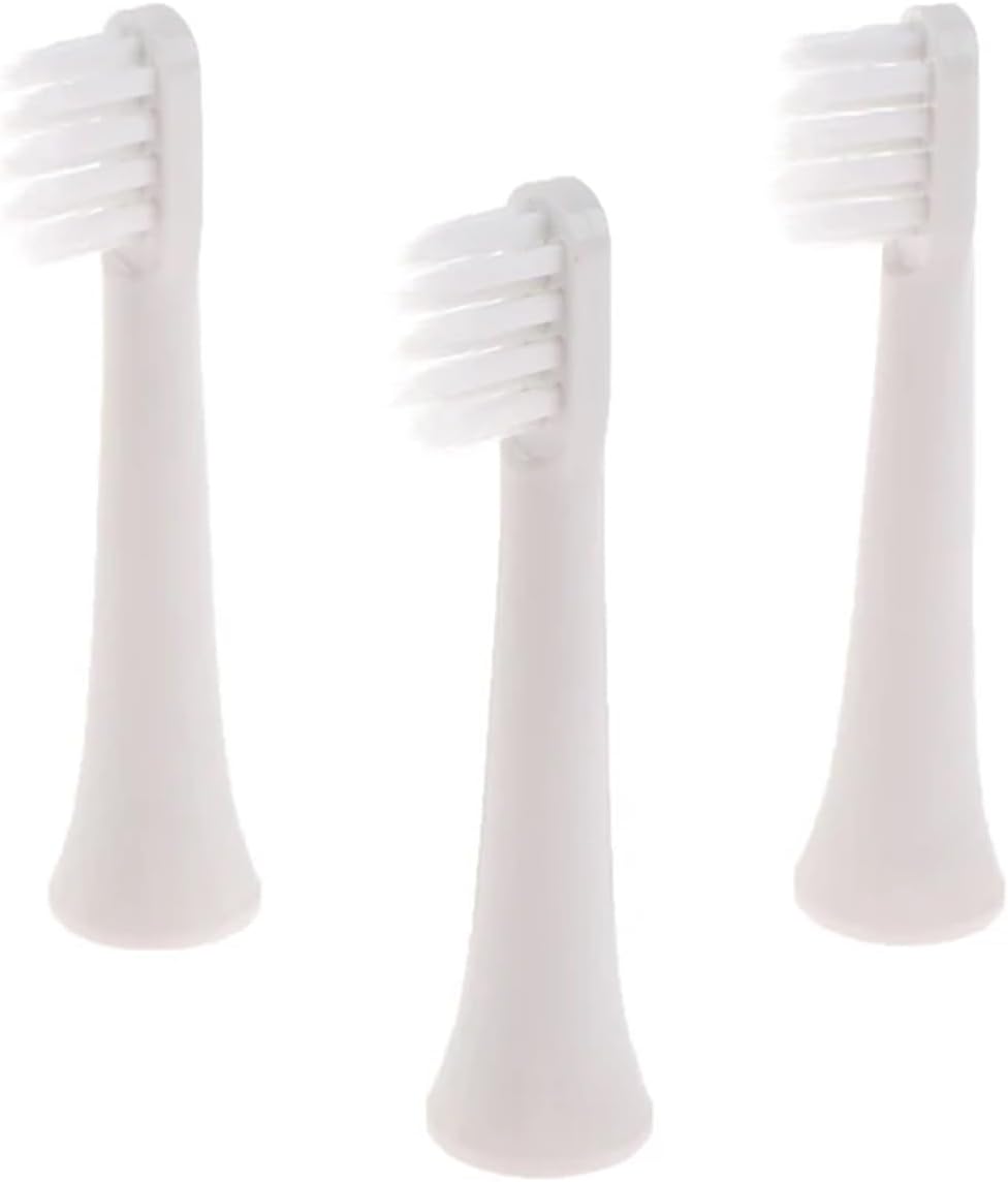 3Pcs Sonic Electric Toothbrush Replacement Heads for T100 Whitening Soft Bristle