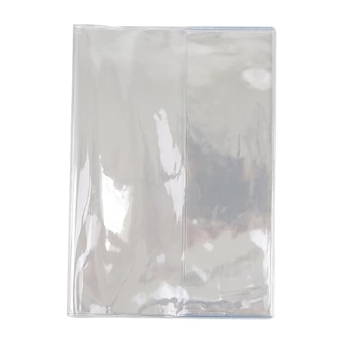 Maybenice A6/A5 Capa transparente para livro de recortes de PVC capa de livro à prova d'água à prov