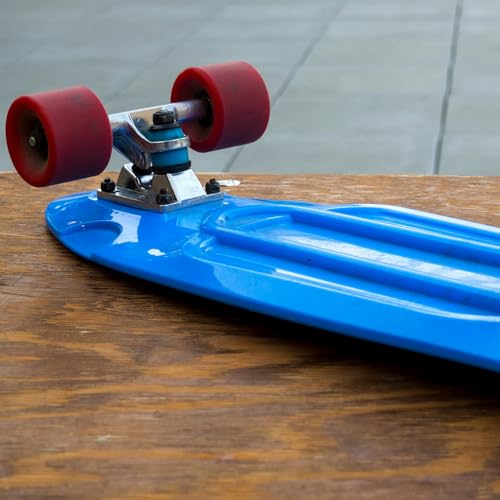 FREEDARE Rodas de skate com rolamentos 60 mm Longboard Wheels Cruiser Wheels Street (vermelho, conju